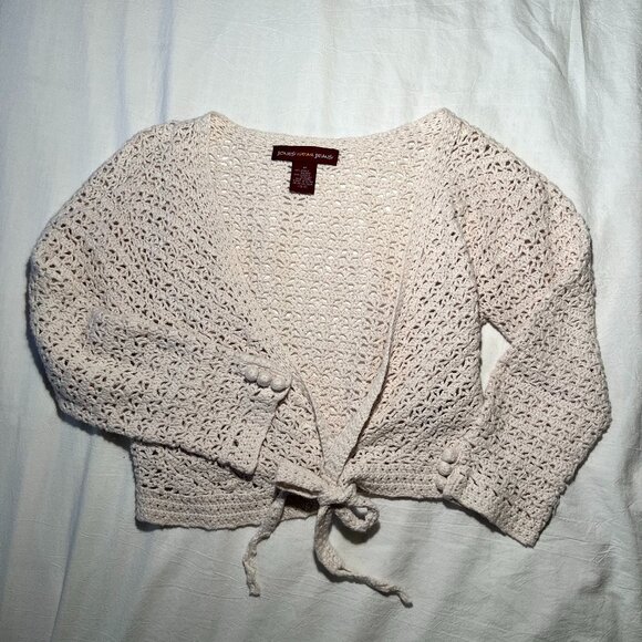 Jones Jeans Cropped Knit Sweater - Picture 1 of 3